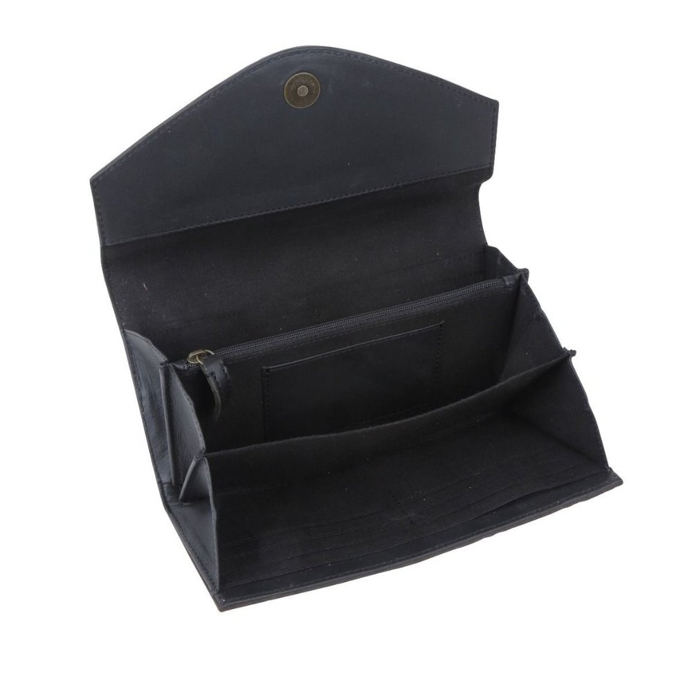 Myra Bag Handmade Diligence Wallet Leather & Hairon Canvas & Cowhide Leather - Picture 4 of 4